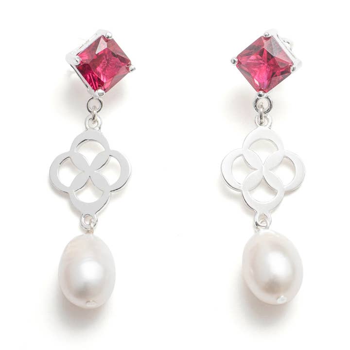 BO1604 Sølv Øreringe - Haute Joy Collection for engroshandel hos beblue jewelry