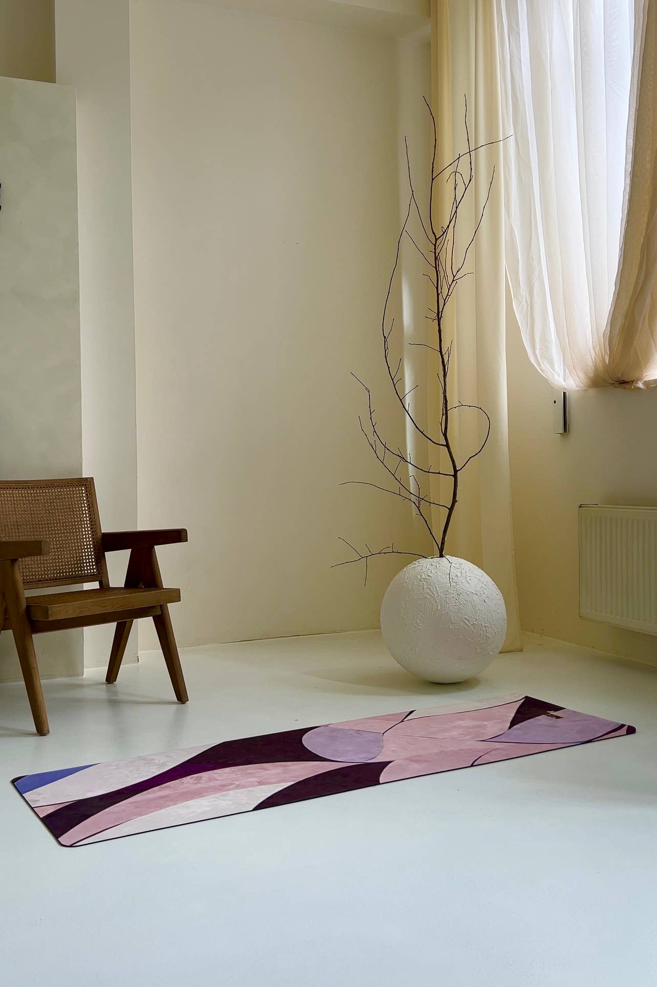 MARA BODY - Yoga Mats, Pilates Reformer Mats & Yoga Towels - Vendita all'ingrosso Tappetini da yoga - Tappetino Yoga in Pelle Scamosciata Vegana Eco-Friendly Antiscivolo con Stampa Astratta1