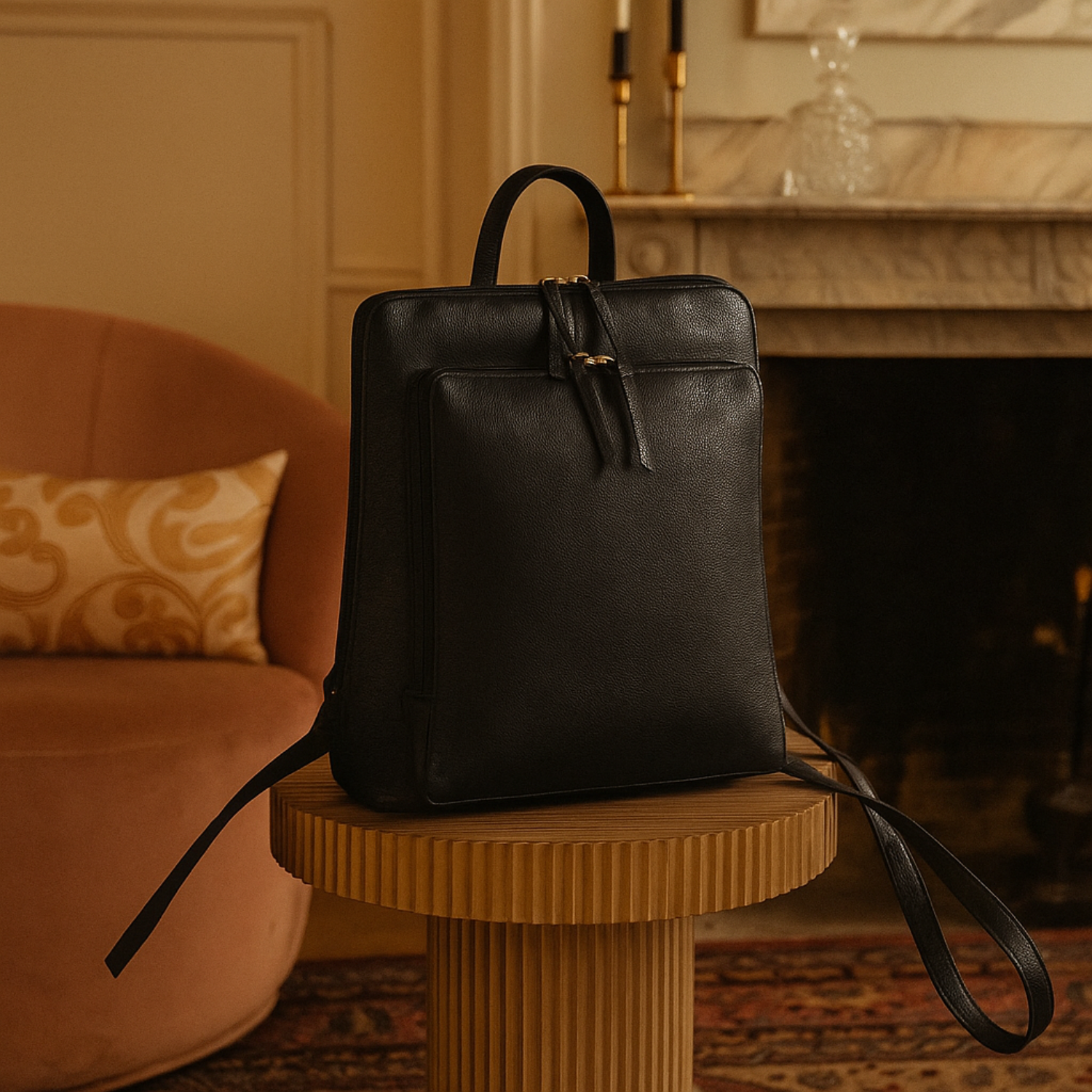 Hides – wholesale Ryggsäck - Unisex – Klassisk damläderryggsäck4