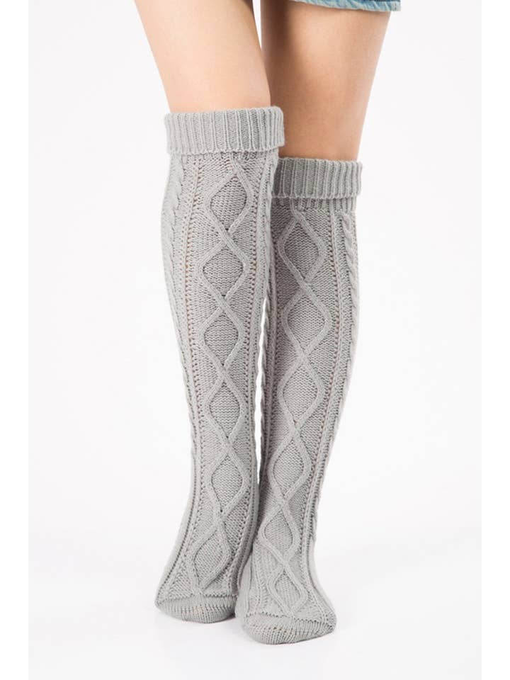 ACCITY - Wholesale Socks - Women's - CABLE KNIT SOCKS_CWMS1084