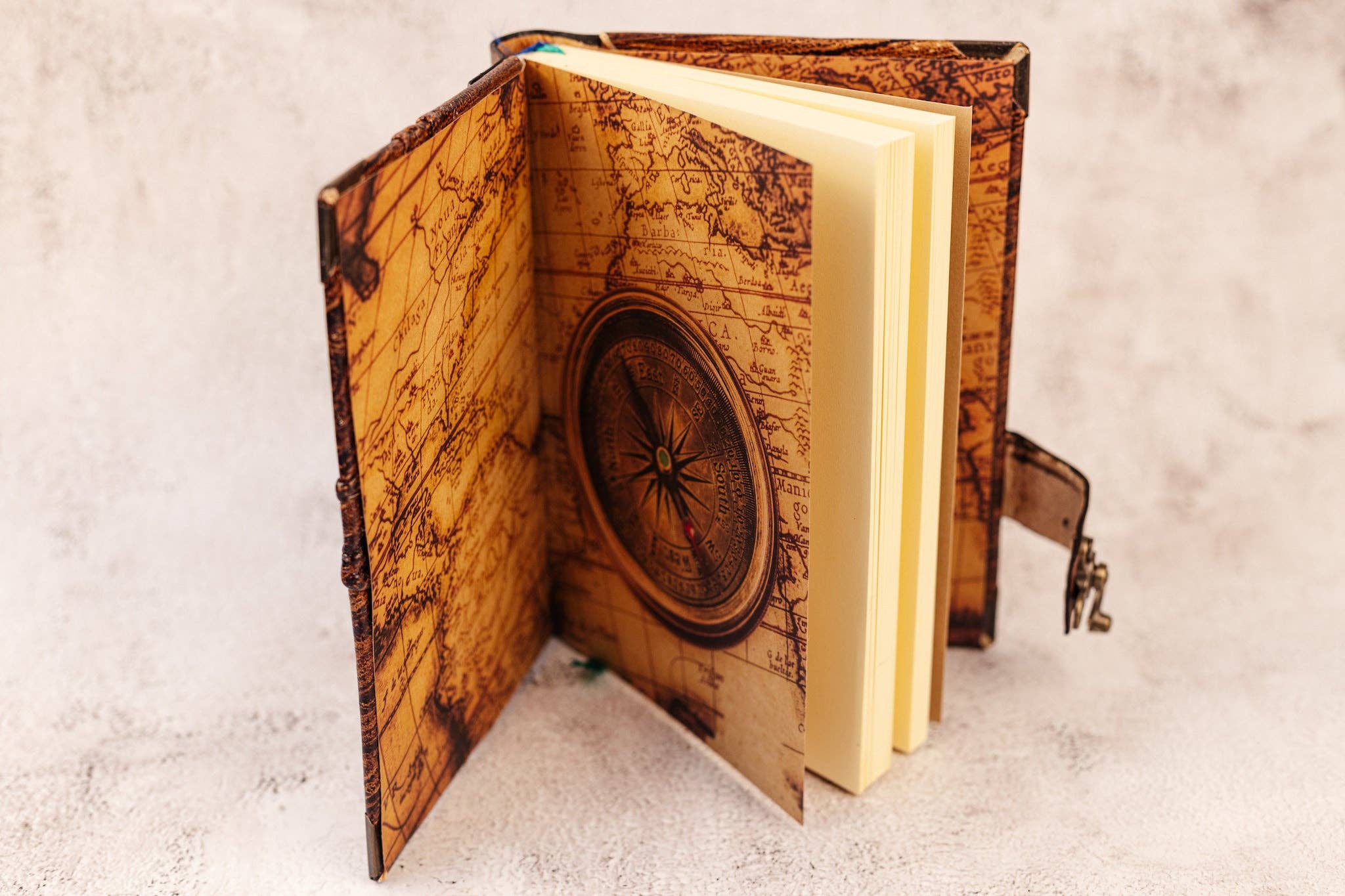 CRETE TRADING INC - Wholesale Journal/Diary - Handmade Leather Journal Belt Strap Dragon4