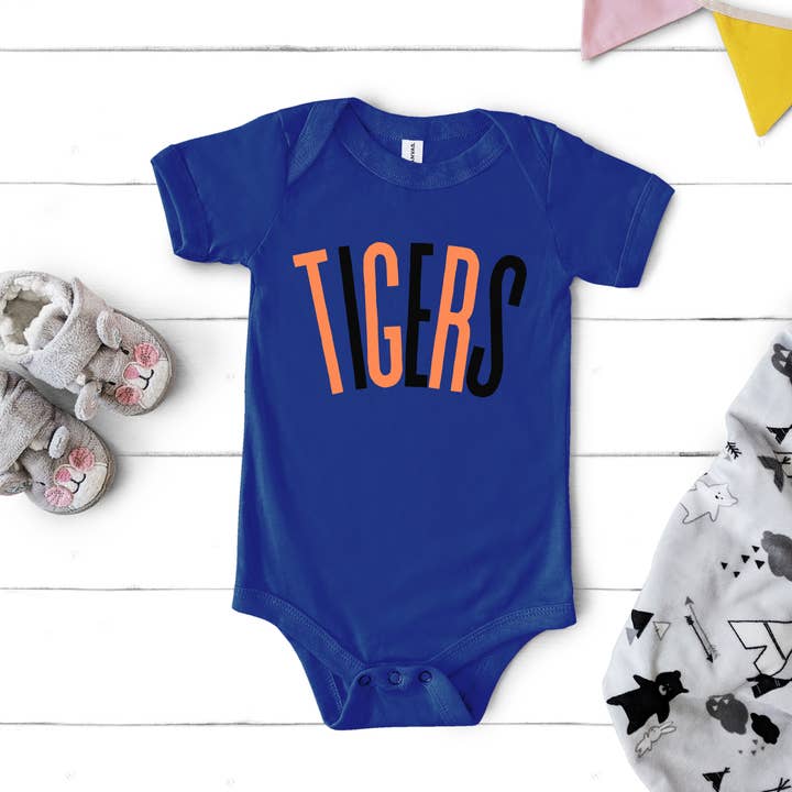 La Bella Rose Boutique - Wholesale Bodysuit (Non-Footed) - Baby - Custom Mascot Baby Bodysuit Sports Team Baby Clothes Gift5