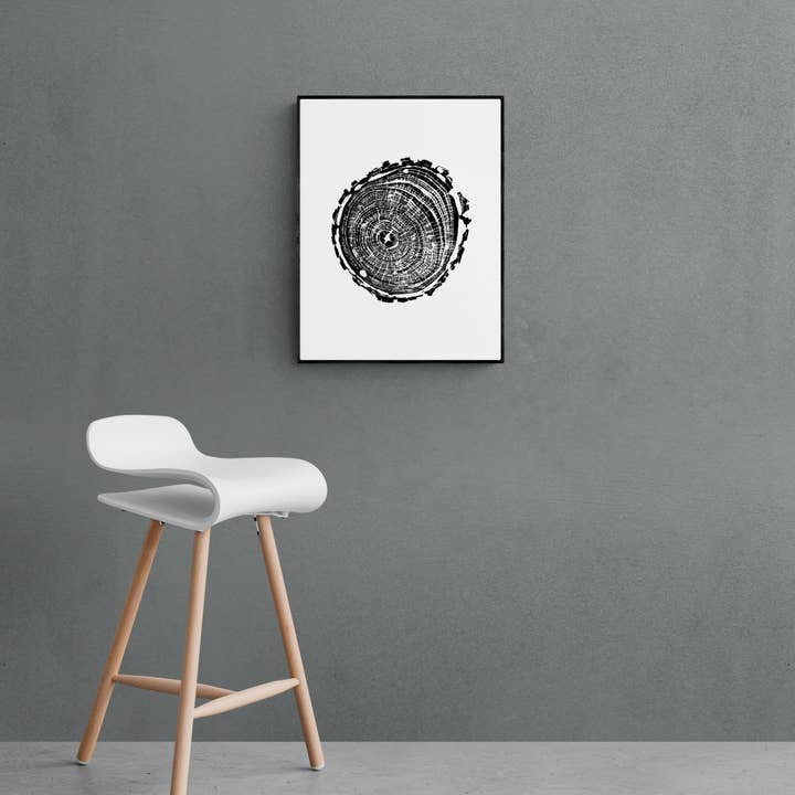 Charleston Pecan, 18"x24" sans encadrement pour la vente par Timber Wood Prints