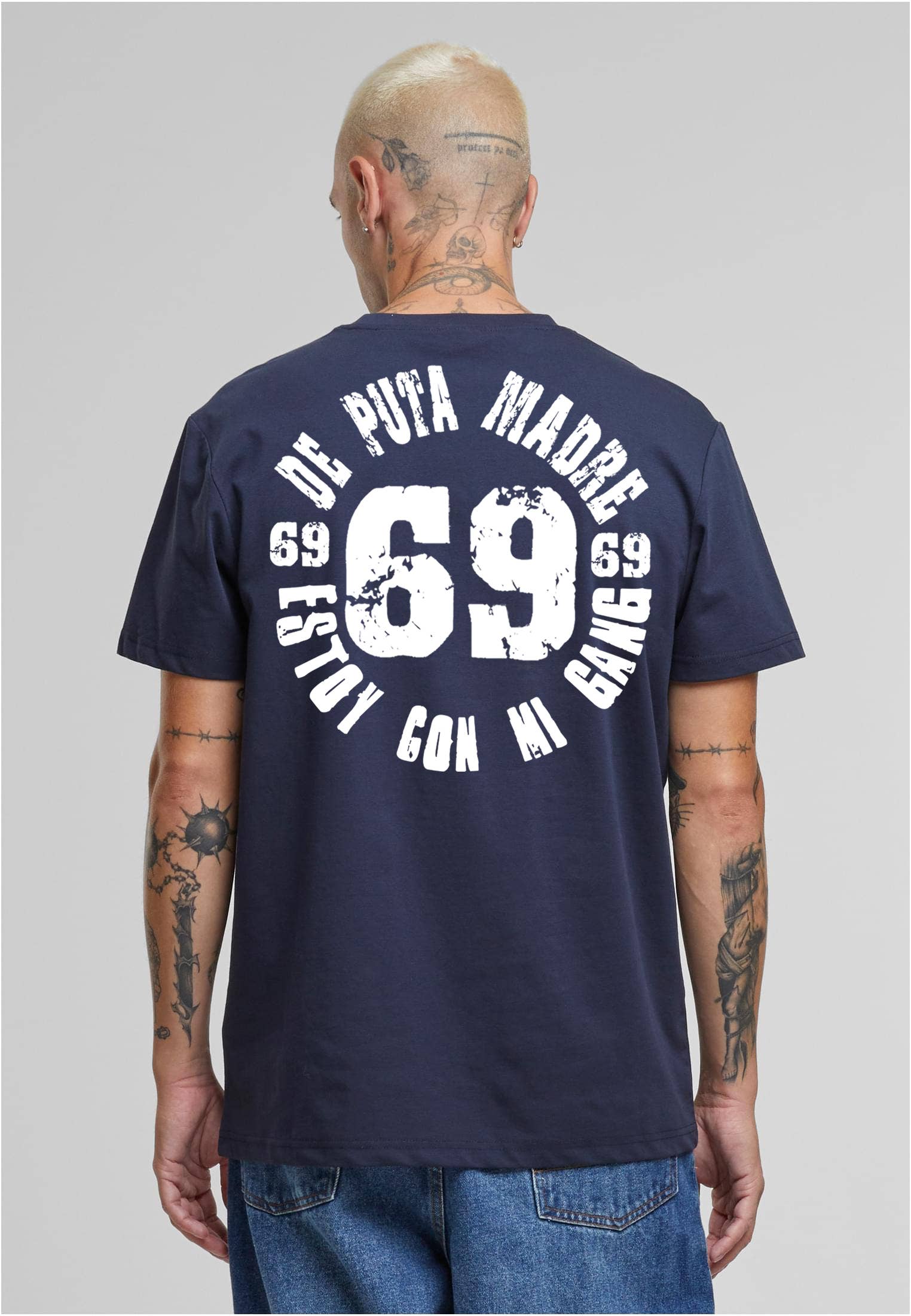 De Puta Madre 69 – wholesale T-shirt (graphic) – men's – DE PUTA MADRE 69 Crew Neck T-Shirt I'M WITH MY GANG6