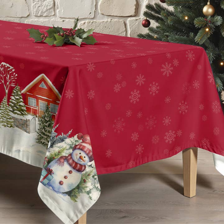 SG HOGAR - Wholesale Tablecloth - Snowman 1225 stain-resistant tablecloth3