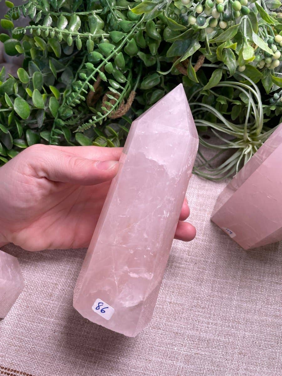 Copper Ashes - Wholesale Spiritual Stone/Crystal - Rose Quartz Tower3