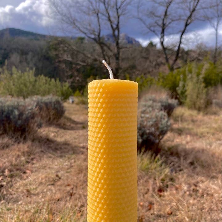 La Manufacture du Miel - Wholesale Novelty Candle - Noon "70H" - Beeswax candle (approximately 300g)2