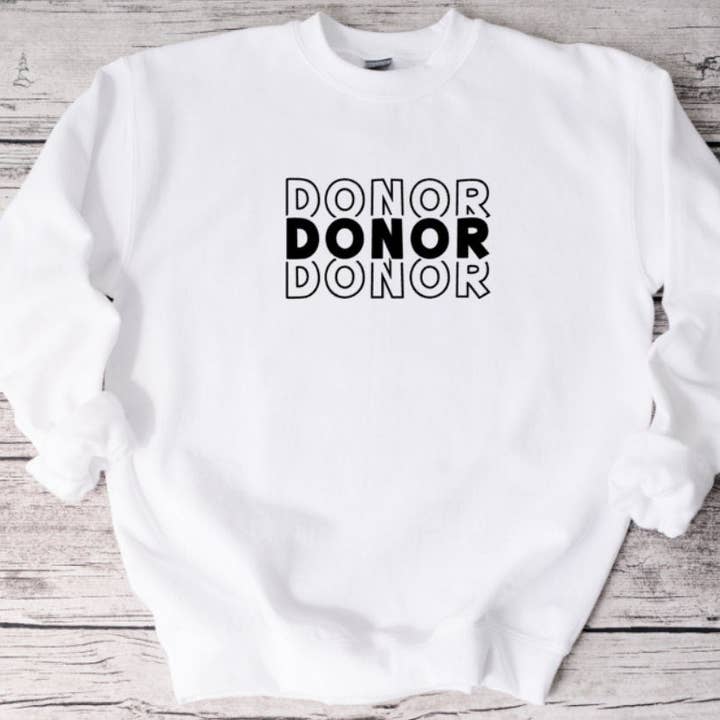 Living Donor Sweatshirt, Liver and Kidney Donor, Donate Life, Living Donor, Kidney and Liver Donor, Sweatshirt, Unisex Sweatshirt for wholesale by Brandi Dai Designs