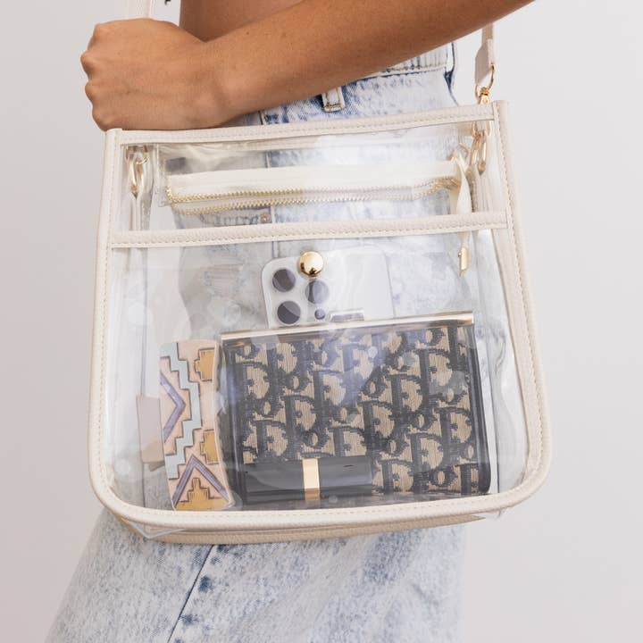 Leto Accessories - Wholesale Crossbody Bag - Women's - Fashionable Clear Messenger Bag 🏟️ – Perfect for Concerts