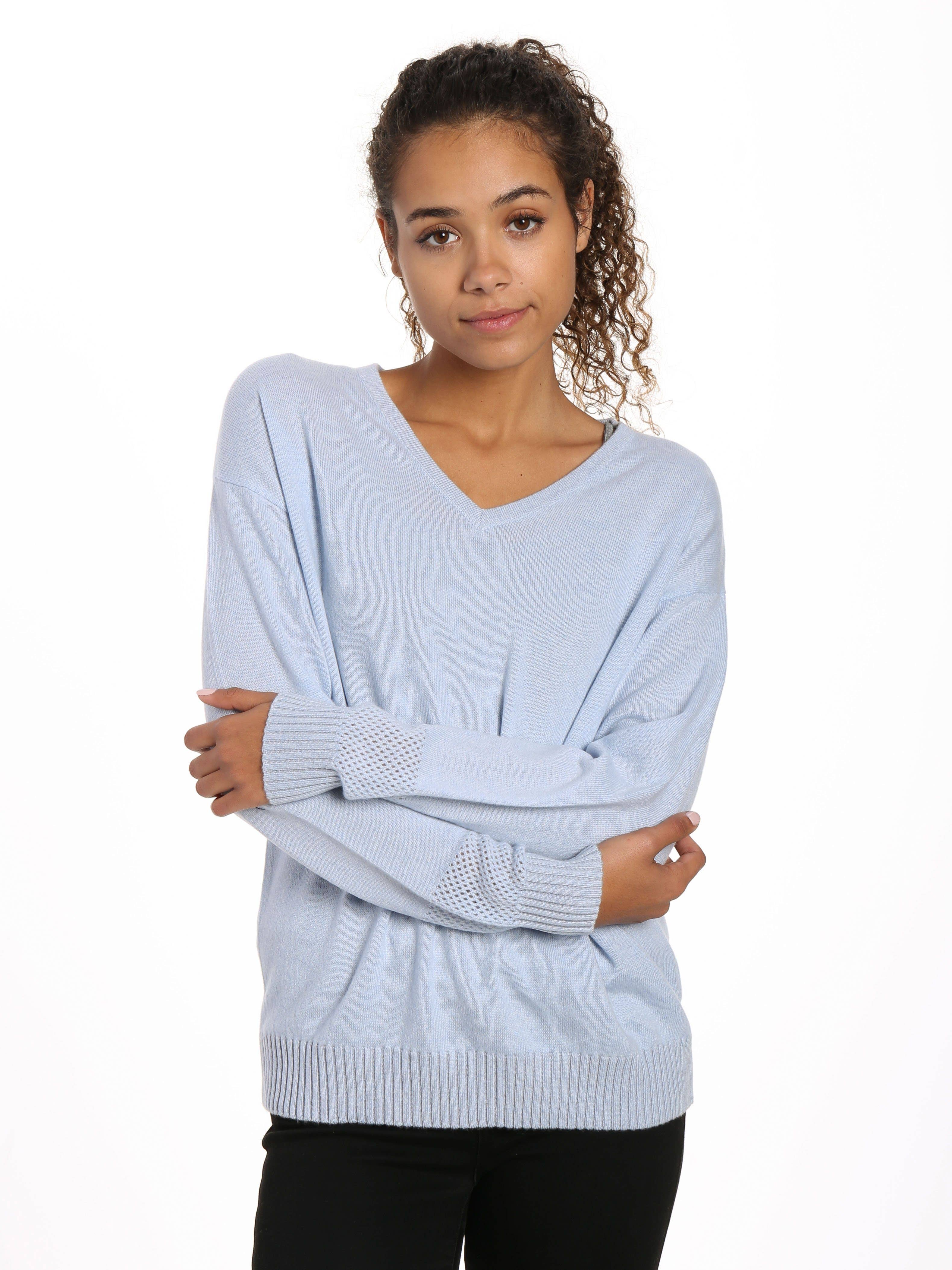 Noble Mount – Großhandel Strickpullover – Damen – Zainuno Moizni Damen-Pullover mit V-Ausschnitt aus 100% Kaschmir22
