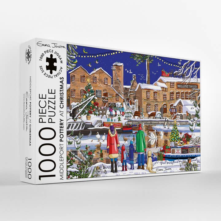 MIDDLEPORT POTTERY AT XMAS - Emma Joustra Jigsaw Puzzle for wholesale by Great British Jigsaws
