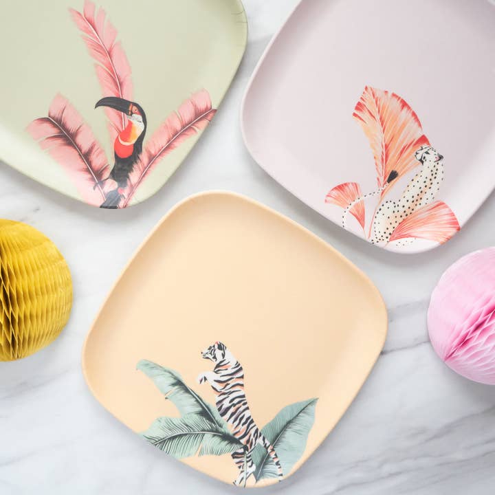 Yvonne Ellen - Wholesale Dinner Plate - Melamine Plates, Set of 4