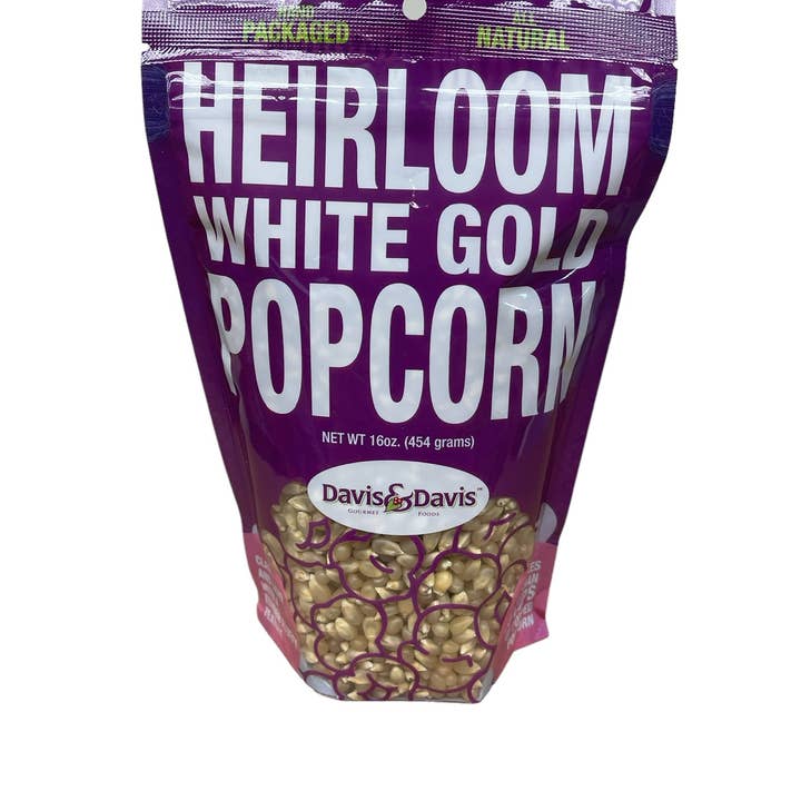 Davis & Davis Gourmet Foods – Engroshandel Popcorn – Hvid guld Popcorn - 1 #