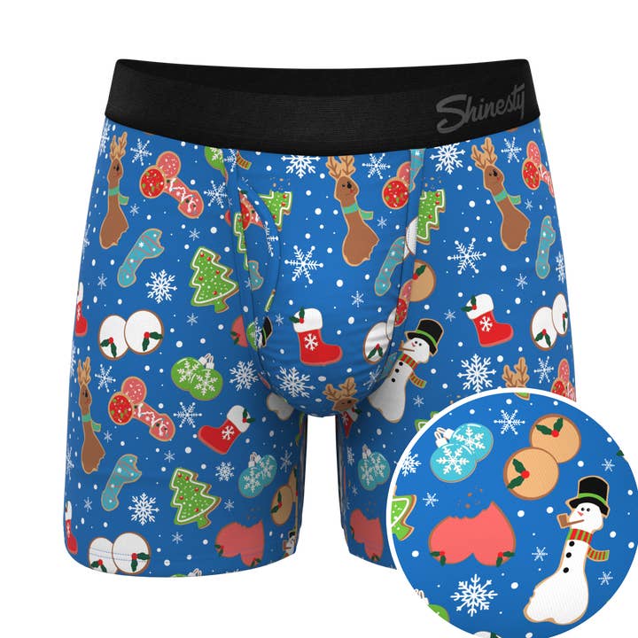 Shinesty, Inc – Engroshandel Undertøj - Herre – De Bagte Godter | Julecookies Ball Hammock® Underbukser med Gylp0