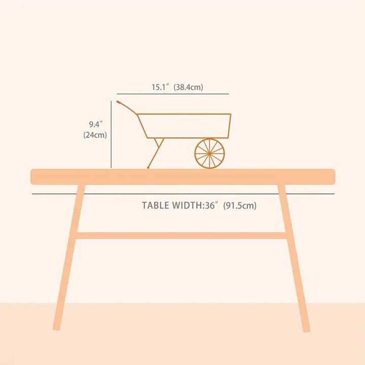 All Little Cute Things - Wholesale Retailer Display - Home & Living - Teacup Display Tabletop Flower Market Cart showcase teacups3