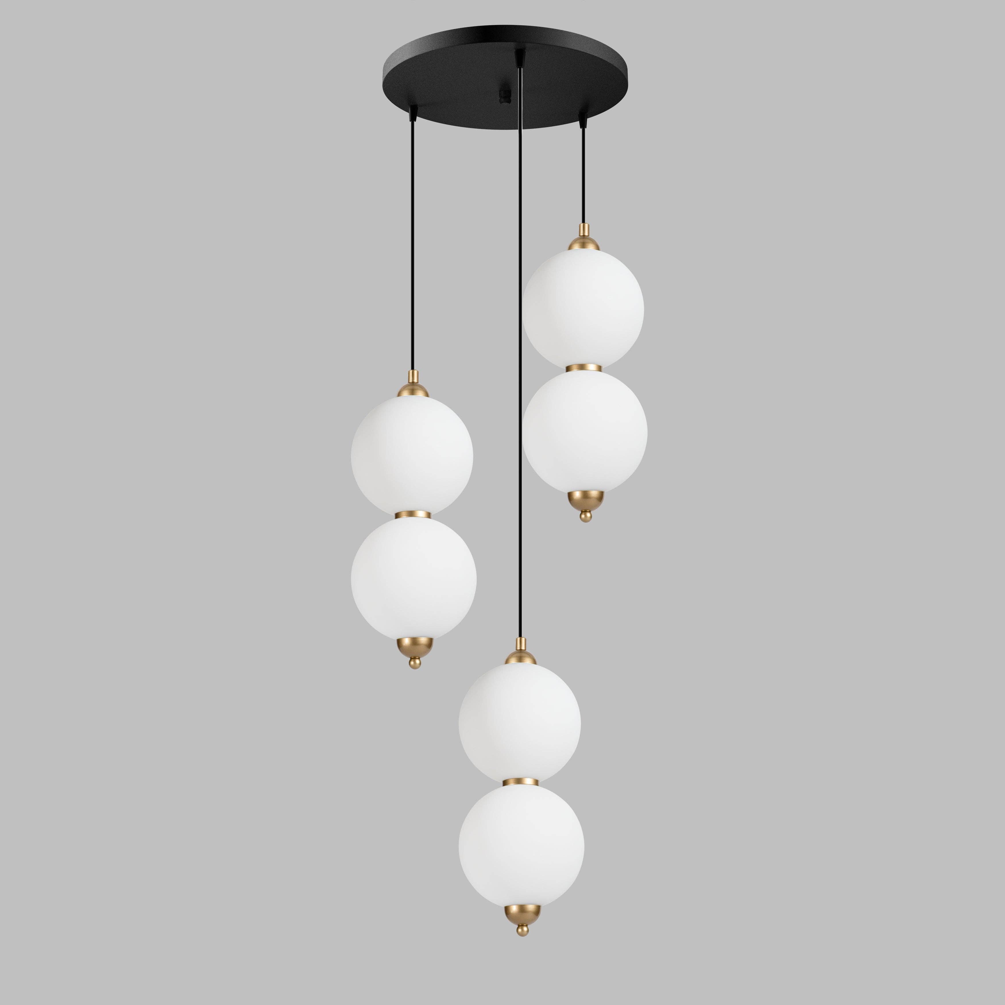 Eclipse Lighting - Wholesale Chandelier/Hanging Light - Modern Multi Light Pendant Globe for Staircase, Enrtyway Chandelier for High Ceiling Foyer, Stairs Chandelier Fixture, Light for Home Decor23