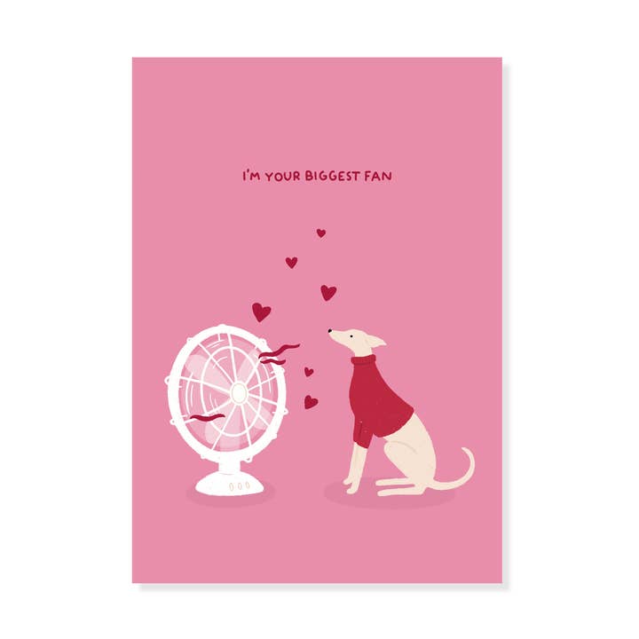 Biggest Fan - Love Card for wholesale by Ella Goddard