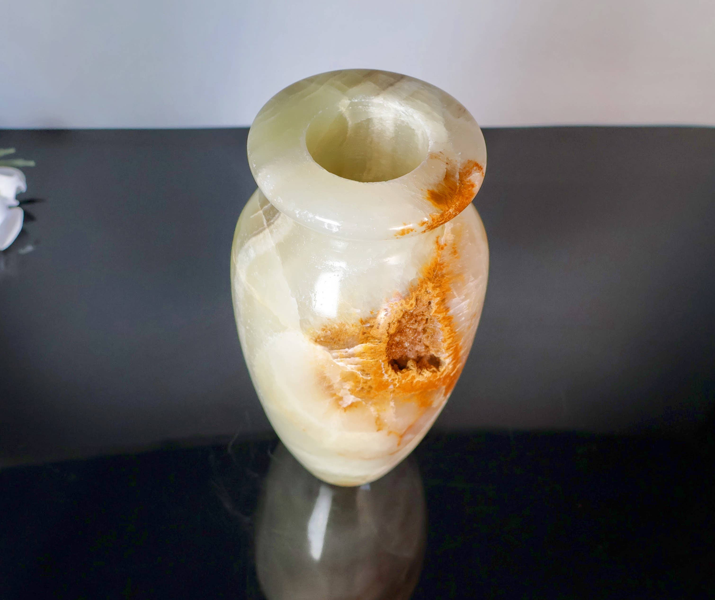 OnyxBowl - Wholesale Vase - Unique Onyx Flower Vase, Luxury Home Decor Stone Art3