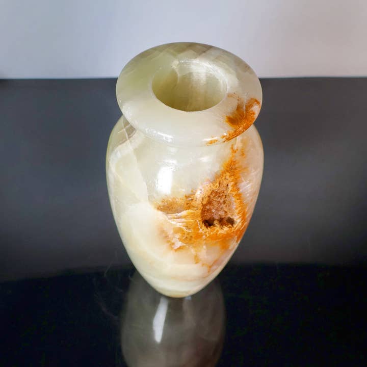 OnyxBowl - Wholesale Vase - Unique Onyx Flower Vase, Luxury Home Decor Stone Art3