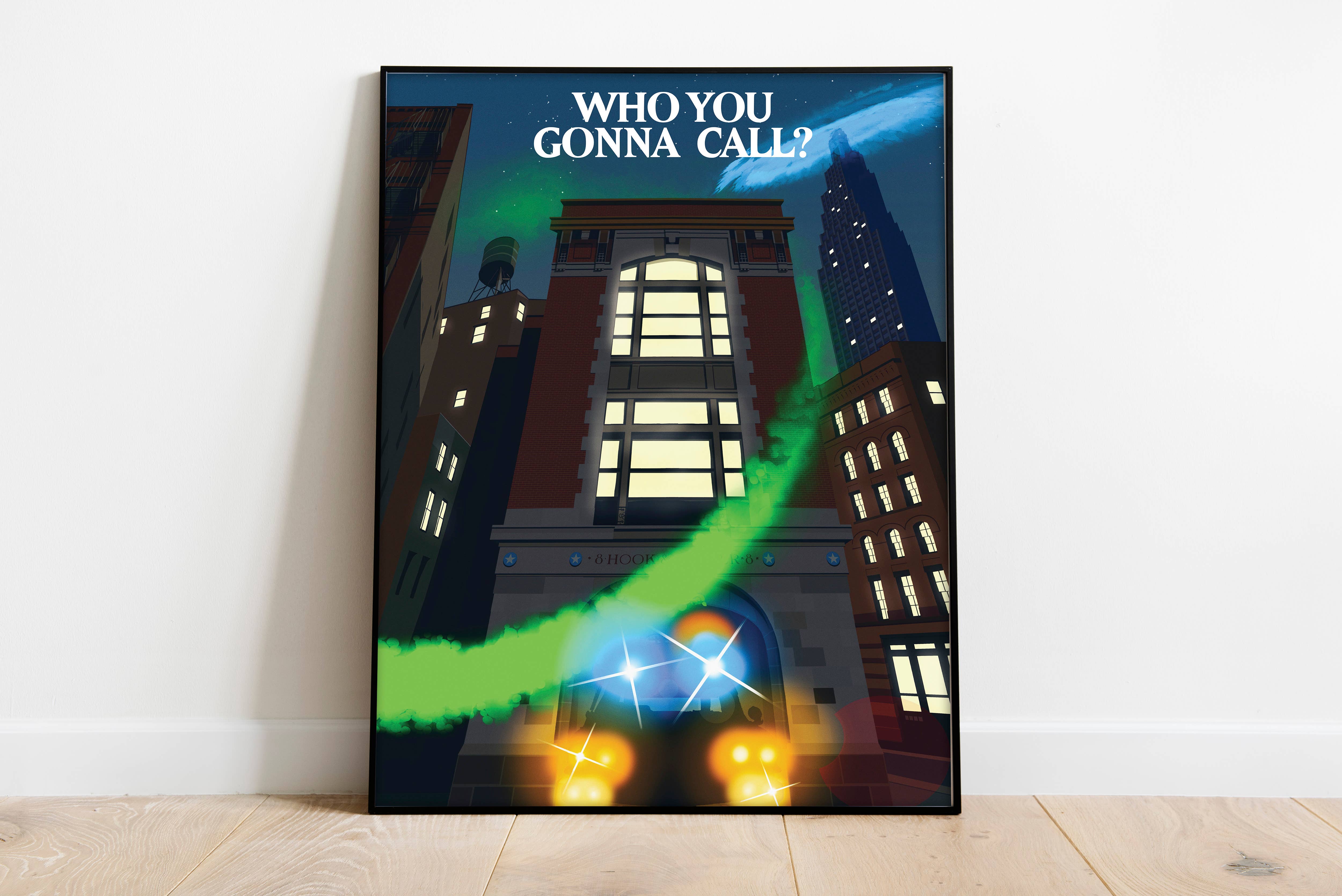 Star Editions - Wholesale Art Print - Film Poster- Who You Gonna Call? - Night Time - Art Print1