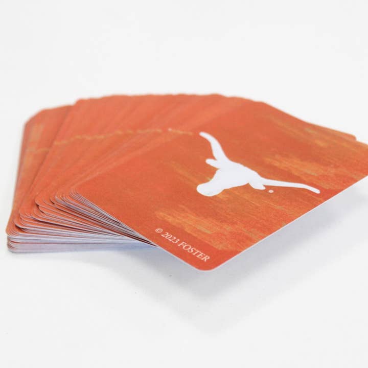 Texas, University of Playing Cards for wholesale by FOSTER