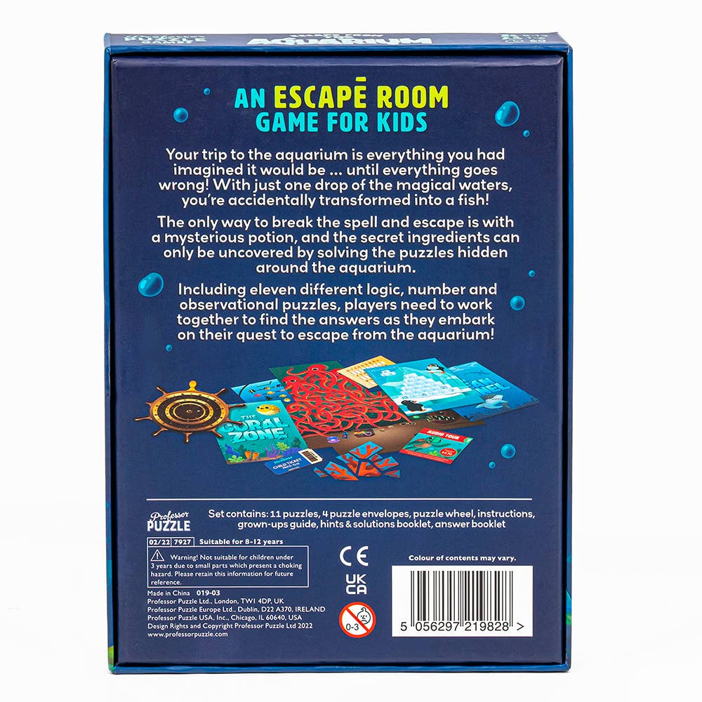 Professor Puzzle USA, Inc. - Wholesale Puzzle - Kids - Escape from the Aquarium2