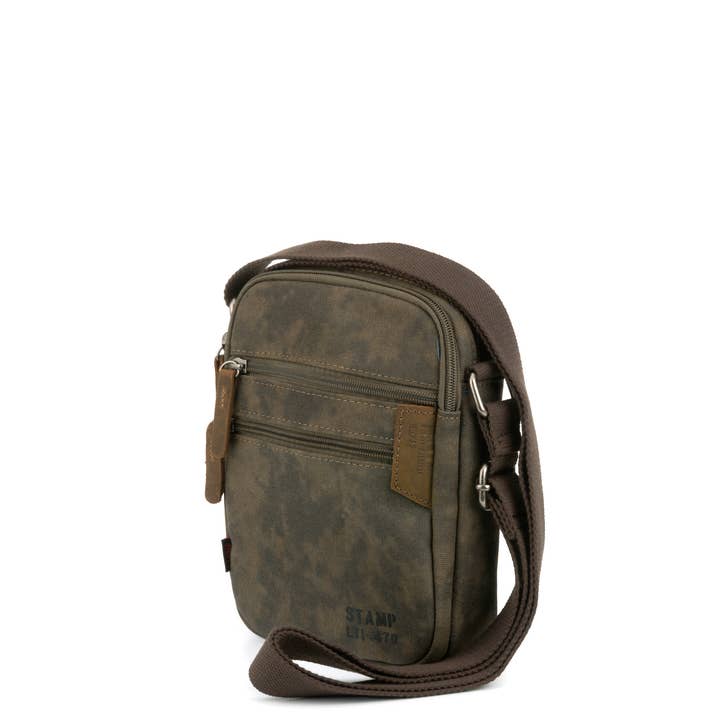 Bolso Bandolera Stamp St4732 Hombre En Lona Impermeable al por