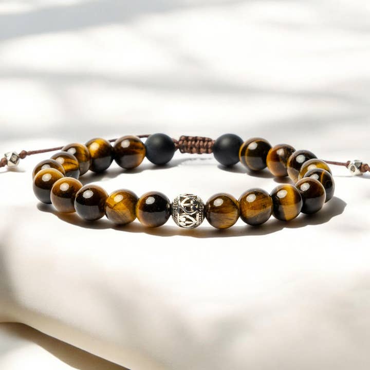 Cape Diablo - Wholesale Beaded Bracelet - Men's Tiger Eye Tibetan Bracelet