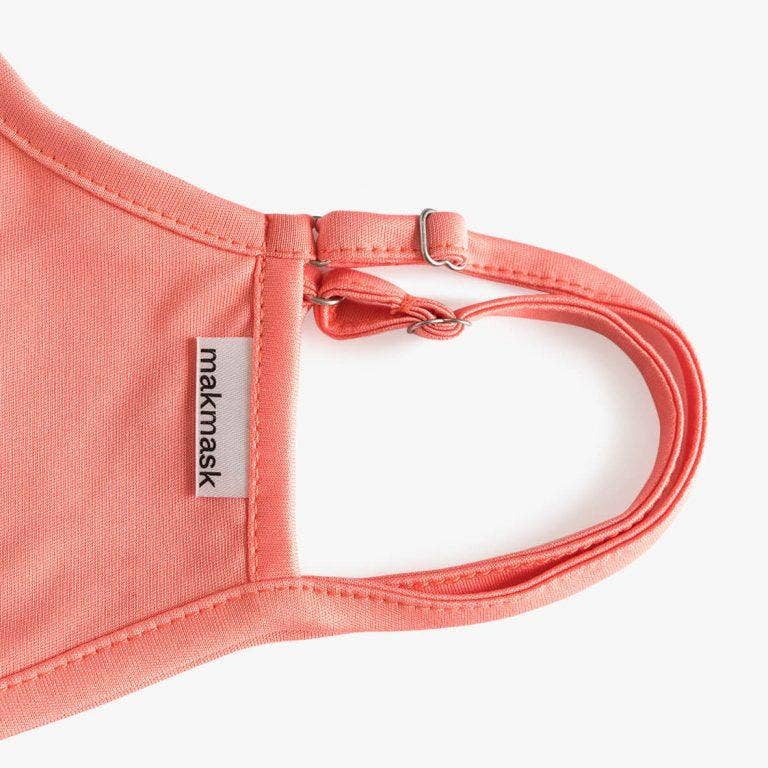 MakMask - Wholesale Protective Face Mask/Shield - Bright Salmon Mask9