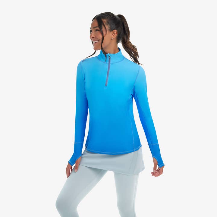 UENDELIG AFSLAPPET MOCK ZIP TOP for engroshandel hos Jantzen