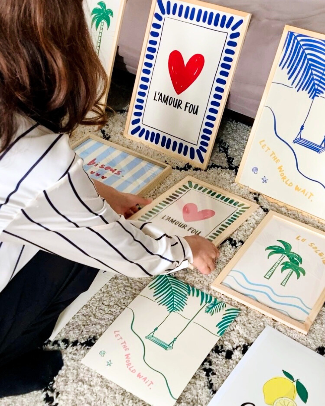 Rio Soléy - Wholesale Art Print - "L’Amour Fou" Art Print – Colourful French Poster1