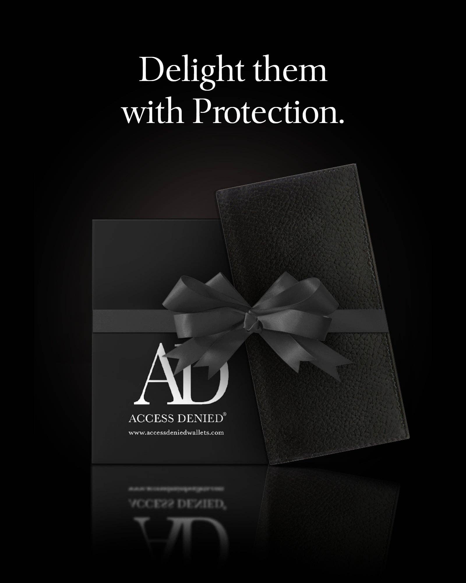 Access Denied Accessories - Wholesale Wallet - Unisex - Genuine Leather Checkbook Cover For Women &Men RFID Blocking24