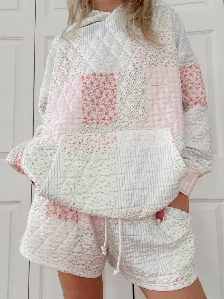 Quilted Pastel Hoodie for wholesale on Faire