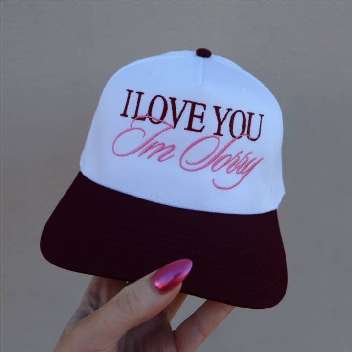 Made by Mariah - Wholesale Trucker Hat - Unisex - I Love You I'm Sorry Vintage Trucker Hat2