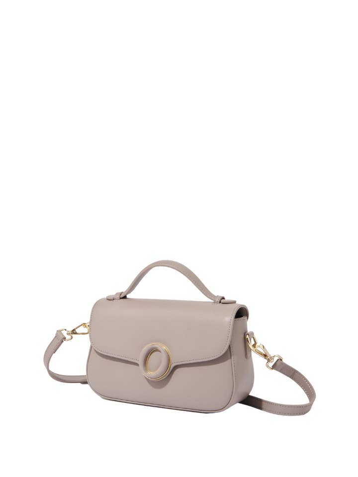Sac en cuir Makoto, gris pour la vente par Bob Ore Blue Collection