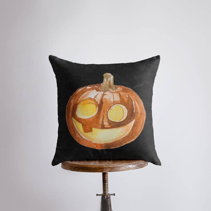 UniikPillows - Venta al por mayor Funda de cojín - Funda de almohada Jack O Lantern | Decoración de otoño | Almohadas de Halloween | Decoración de Halloween | Cojines de otoño | Lindos cojines1