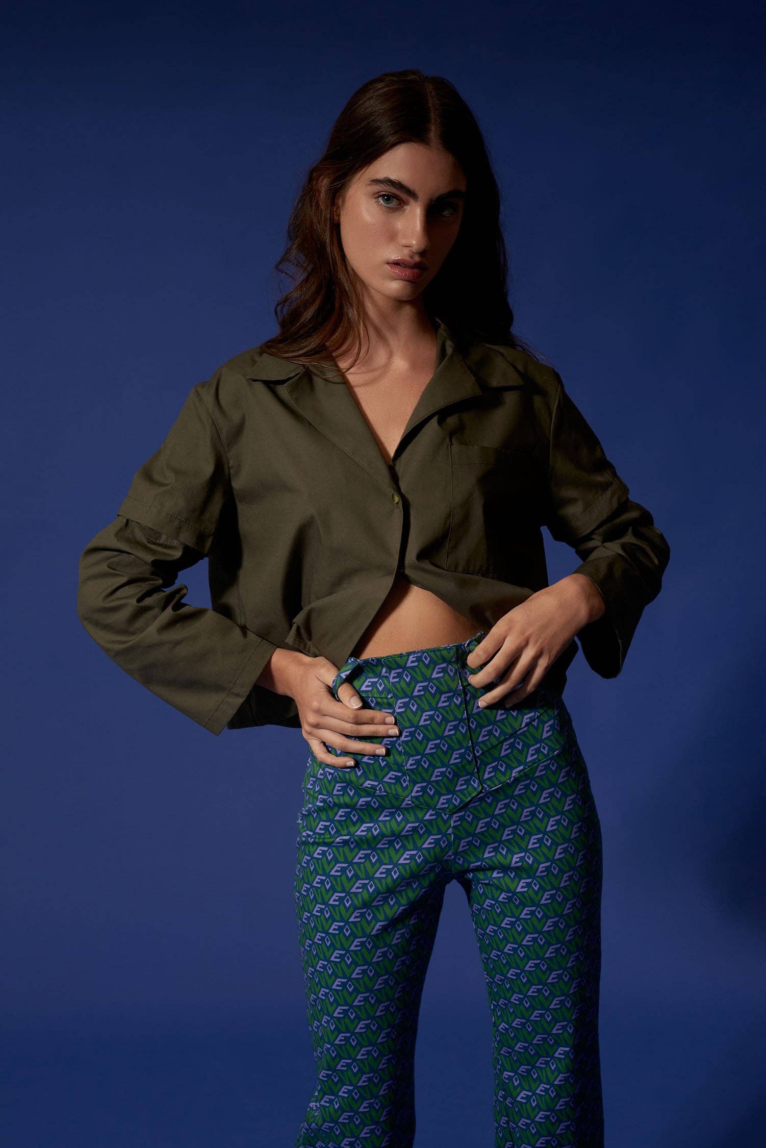 Virago Barcelona - Wholesale Pants - Women's - Doll Player Pants Love Blue1