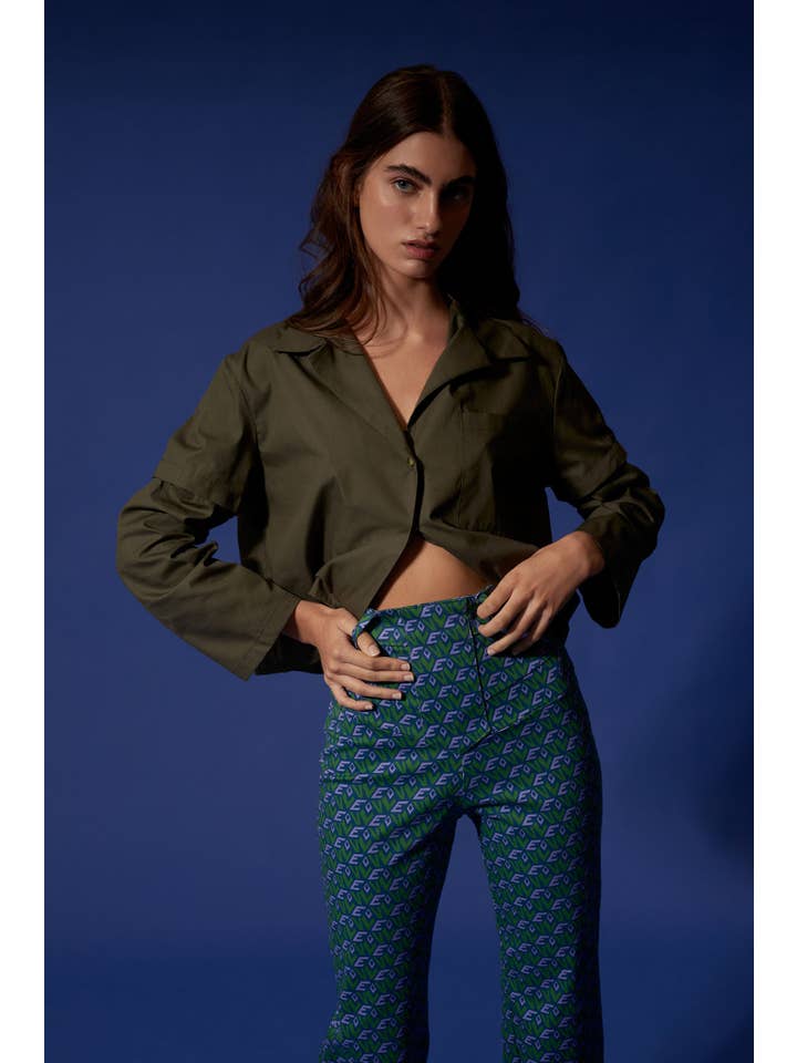 Virago Barcelona - Wholesale Pants - Women's - Doll Player Pants Love Blue1