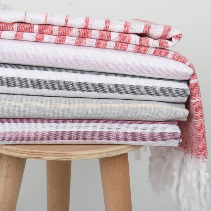 HERLOOM TOWELS - Wholesale Beach Towel - Ombre Turkish Towel, Lightweight Handloom Cotton Peshtemal11