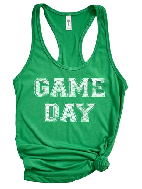 Dia de jogo Varsity Tank por atacado de Wildberry Waves