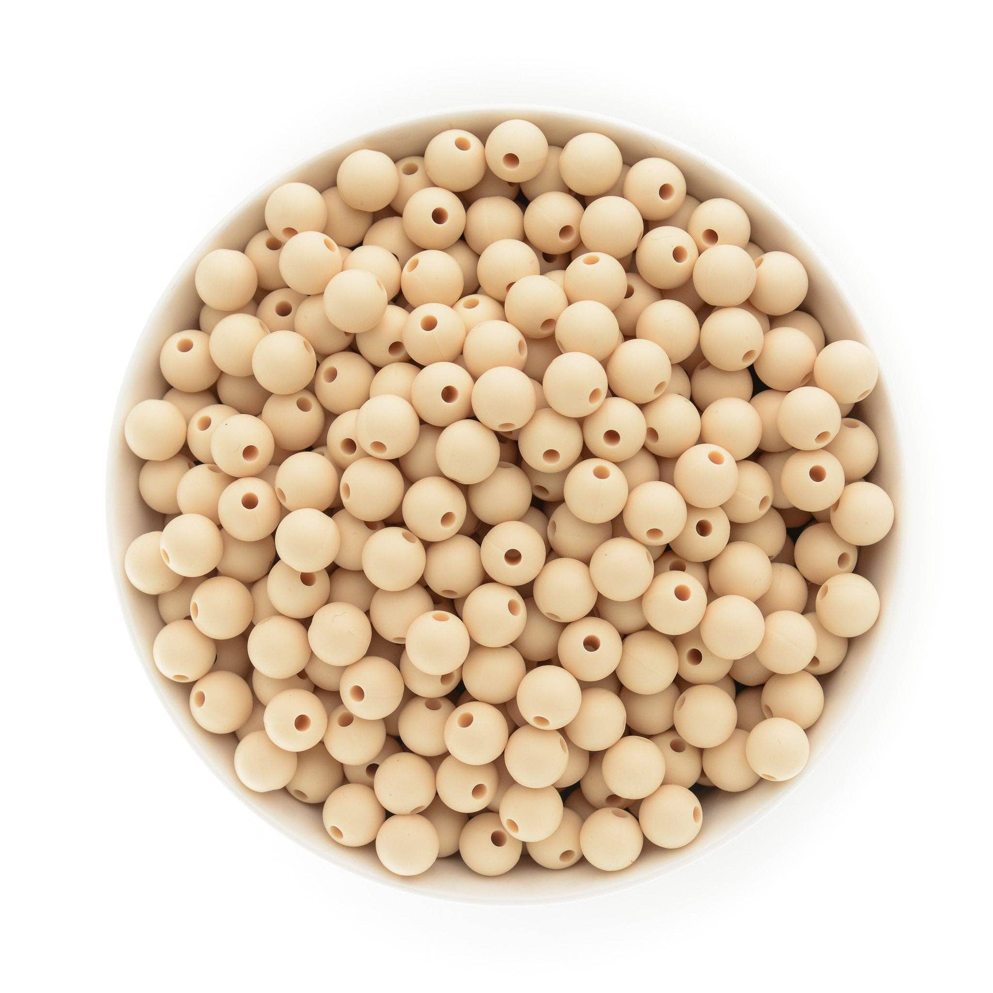 Cara & Co Silicone Craft Supply – Missangas por atacado – Contas redondas de silicone de 9 mm67