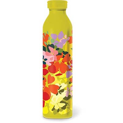 Bouteille d'hydratation Yellow Floral pour la vente par Punch Studio