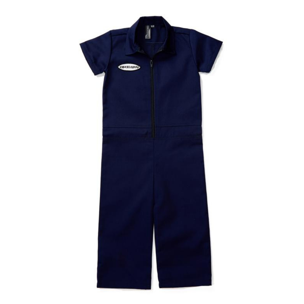 Knuckleheads  Infant and Toddler Navy Mechanic Coverall for wholesale on Faire0