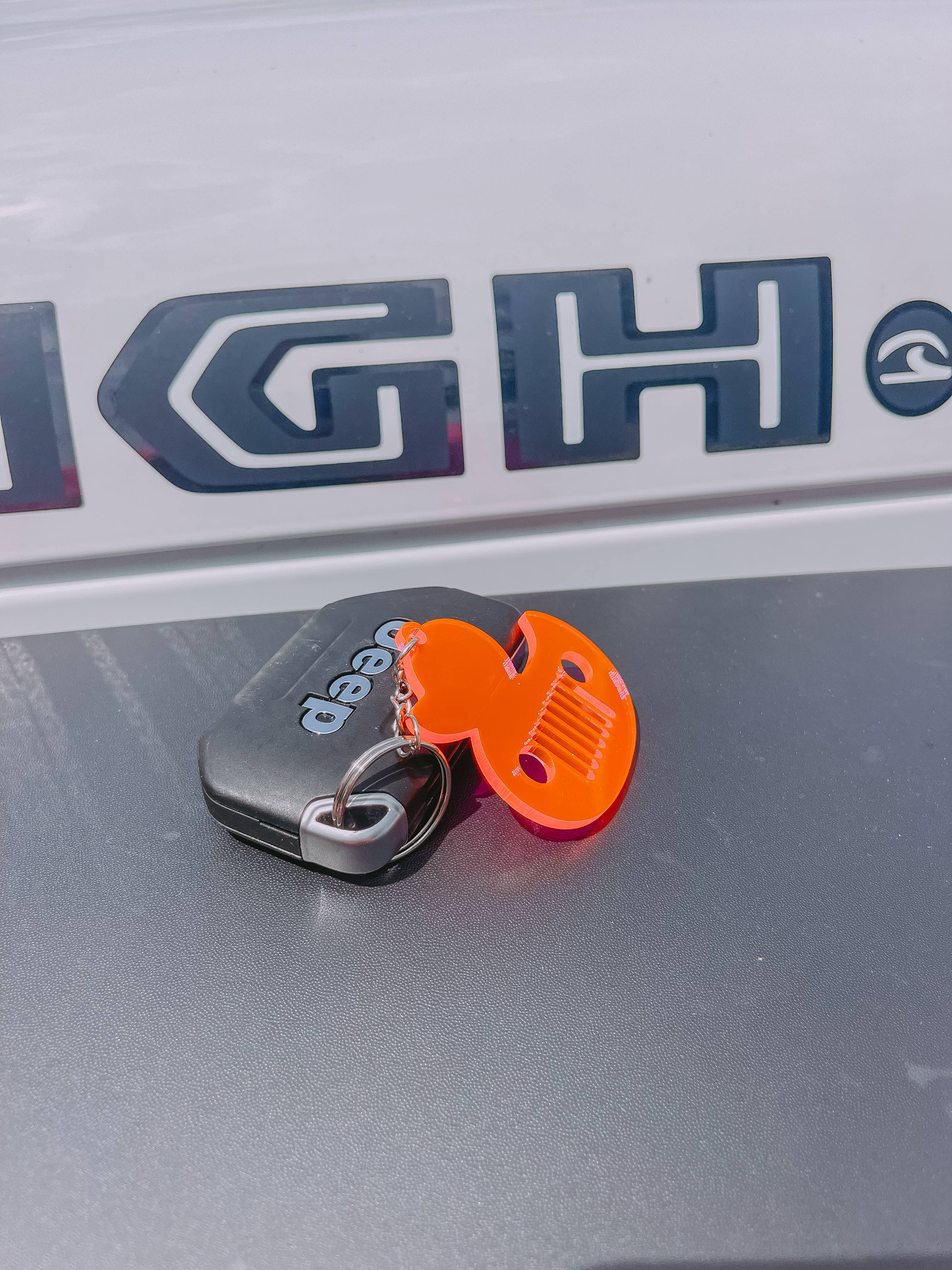 Sugar Koated Designs - Wholesale Keychain - Women's - You've been ducked, Duck Keychain, Wrangler Keychain, 4x49