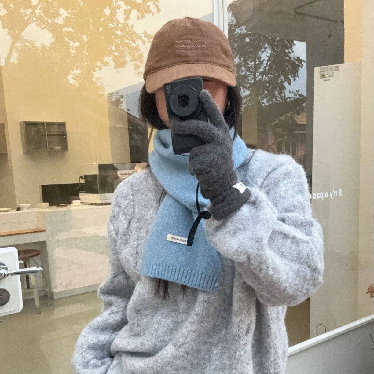 VividLux - Vente Écharpe – femme - Écharpe Enveloppante Unie Confortable23