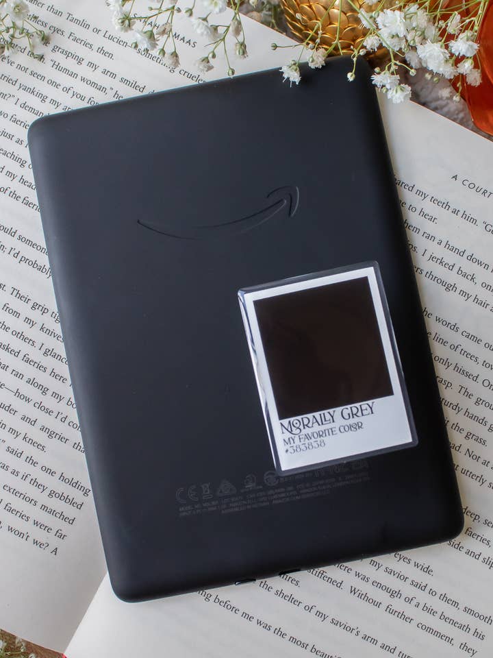 Morally Grey Paint Chip Kindle / Phone Grip for wholesale by Meaggie Moos