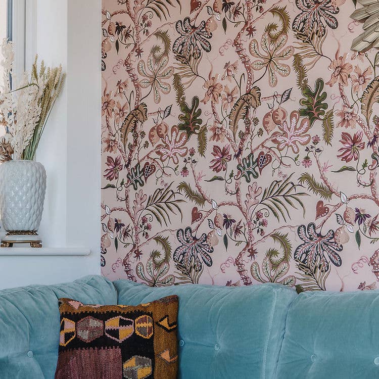 Wear the Walls – wholesale Wallpaper – Ophelia Wallpaper in Blush-Pink3