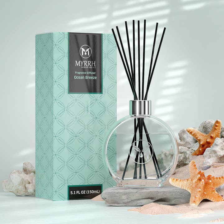 Ocean Breeze Reed Diffuser/8 sticks, 16 case pack for wholesale by MyrrhUSA