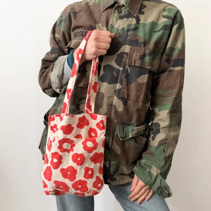 The Petite Tote - Celeste - Saffron - Cream for wholesale by Jenny Pennywood