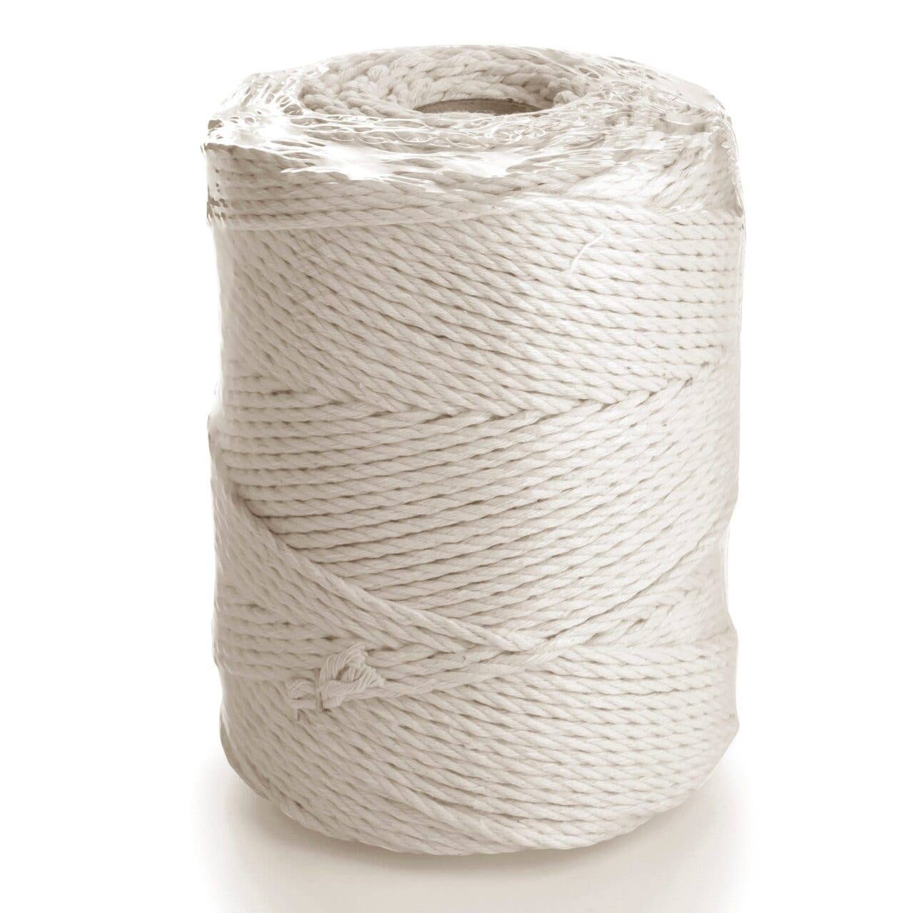 MB Cordas - Wholesale Cord - 3MM 3 strand 400m Natural Macrame Cotton Cord4